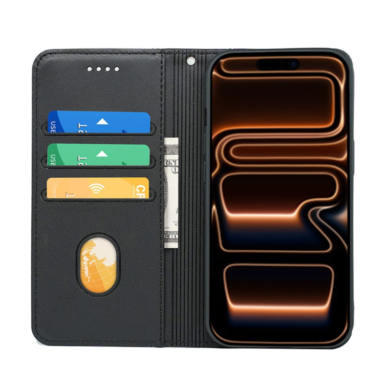 Flip Cover iPhone 18 Pro / 17 Pro Liseré à Lanière