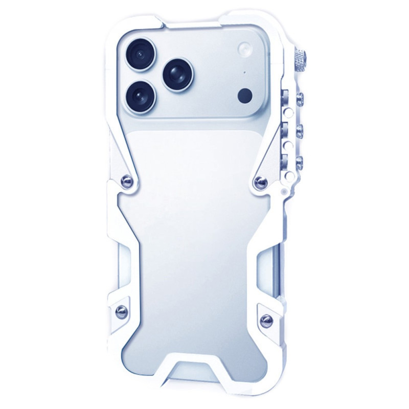 Bumper iPhone 18 Pro / 17 Pro Métallique Style Bras Mécanique