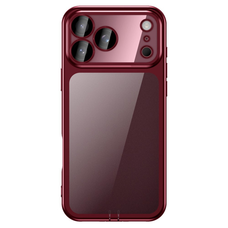 Coque iPhone 18 Pro / 17 Pro Métallisée avec Protection Caméra