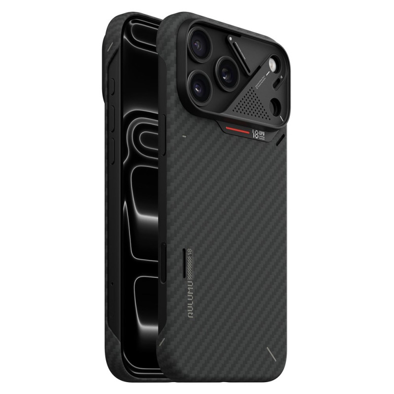 Coque iPhone 18 Pro Max / 17 Pro Max Fibre d’Aramide AULUMU