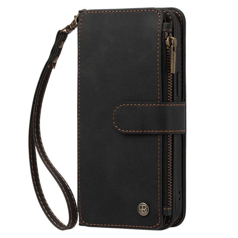 Housse iPhone 18 Pro Max / 17 Pro Max Portefeuille Zippée 9 Cartes