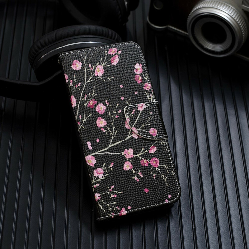 Housse Samsung Galaxy A70 Florale à Lanière Amovible Housse Samsung Galaxy A70 Florale à Lanière Amovible