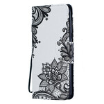 Housse Samsung Galaxy A70 Dentelle à Lanière Amovible Housse Samsung Galaxy A70 Dentelle à Lanière Amovible