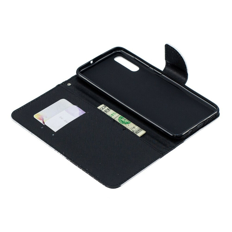 Housse Samsung Galaxy A70 Dentelle à Lanière Amovible Housse Samsung Galaxy A70 Dentelle à Lanière Amovible