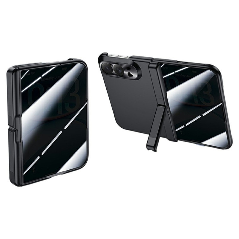 Coque iPhone Duo Verre Trempé Anti-Espion et Support Réglable