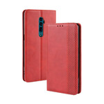 Flip Cover Oppo Reno 10x Zoom Effet Cuir Vintage Stylisé Flip Cover Oppo Reno 10x Zoom Effet Cuir Vintage Stylisé