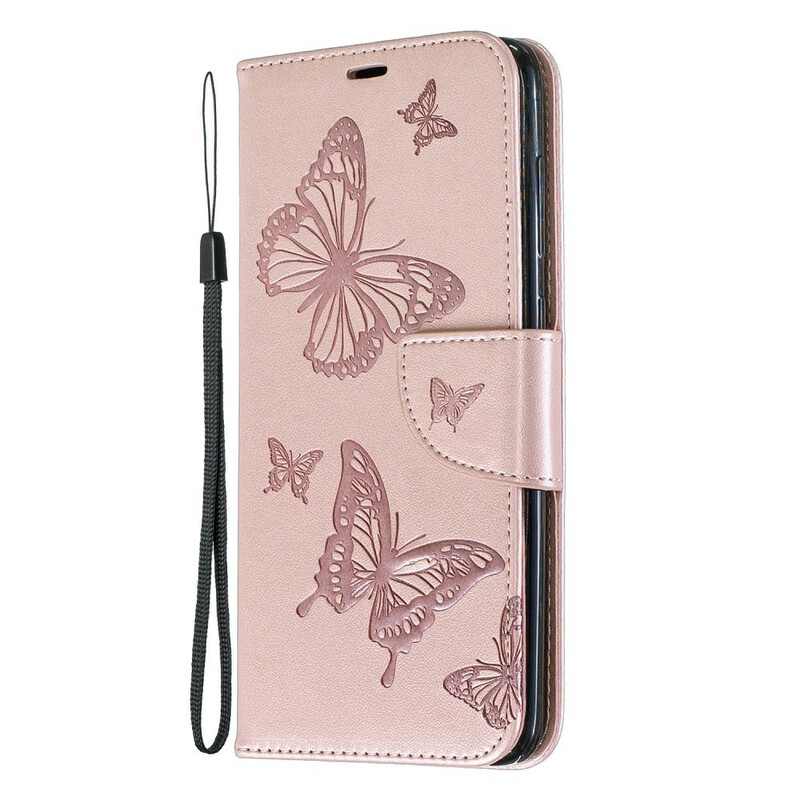 Housse Samsung Galaxy A70 Les Papillons en Vol avec Lanière Housse Samsung Galaxy A70 Les Papillons en Vol avec Lanière