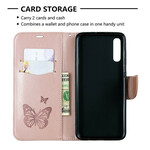 Housse Samsung Galaxy A70 Les Papillons en Vol avec Lanière Housse Samsung Galaxy A70 Les Papillons en Vol avec Lanière