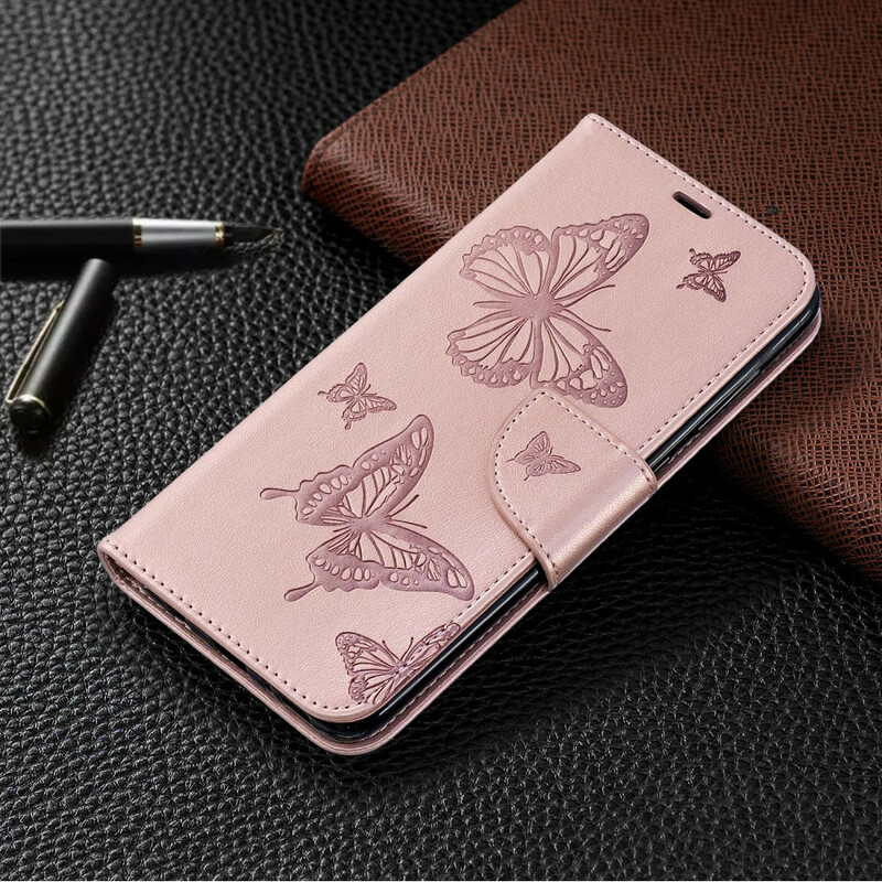 Housse Samsung Galaxy A70 Les Papillons en Vol avec Lanière Housse Samsung Galaxy A70 Les Papillons en Vol avec Lanière