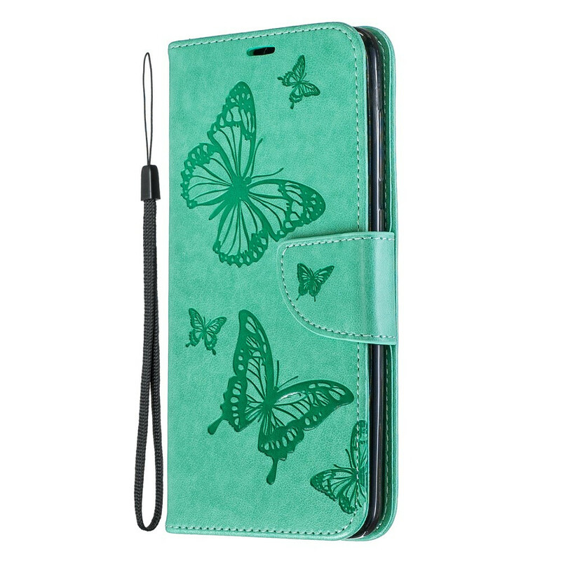 Housse Samsung Galaxy A70 Les Papillons en Vol avec Lanière Housse Samsung Galaxy A70 Les Papillons en Vol avec Lanière