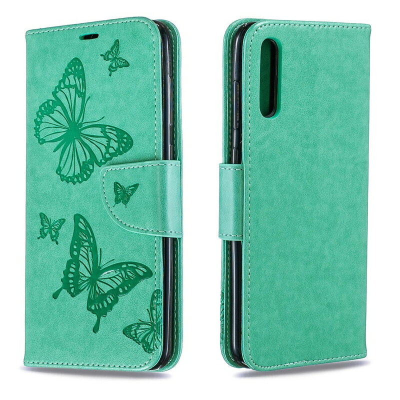 Housse Samsung Galaxy A70 Les Papillons en Vol avec Lanière Housse Samsung Galaxy A70 Les Papillons en Vol avec Lanière
