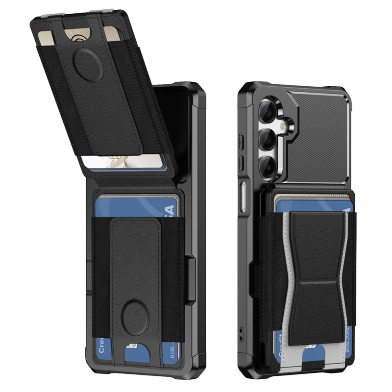 Coque Samsung Galaxy A18 4G / A17 4G / 5G Porte-Cartes Extensible avec Support