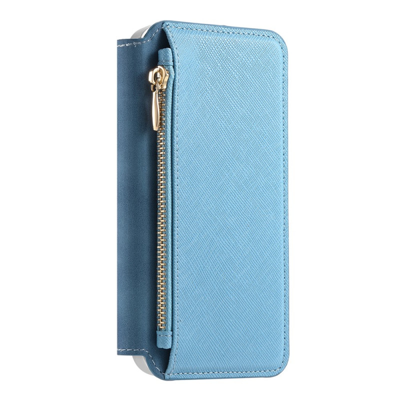 Flip Cover Samsung Galaxy A18 4G / A17 4G / 5G Magnétique 2-en-1 Texture Croisée