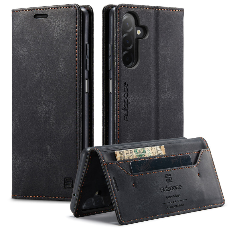 Flip Cover Samsung Galaxy A18 4G / A17 4G / 5G Portefeuille Anti-RFID AUTSPACE