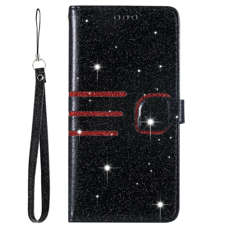 Housse Samsung Galaxy A70 Paillettes Design à Lanière Housse Samsung Galaxy A70 Paillettes Design à Lanière
