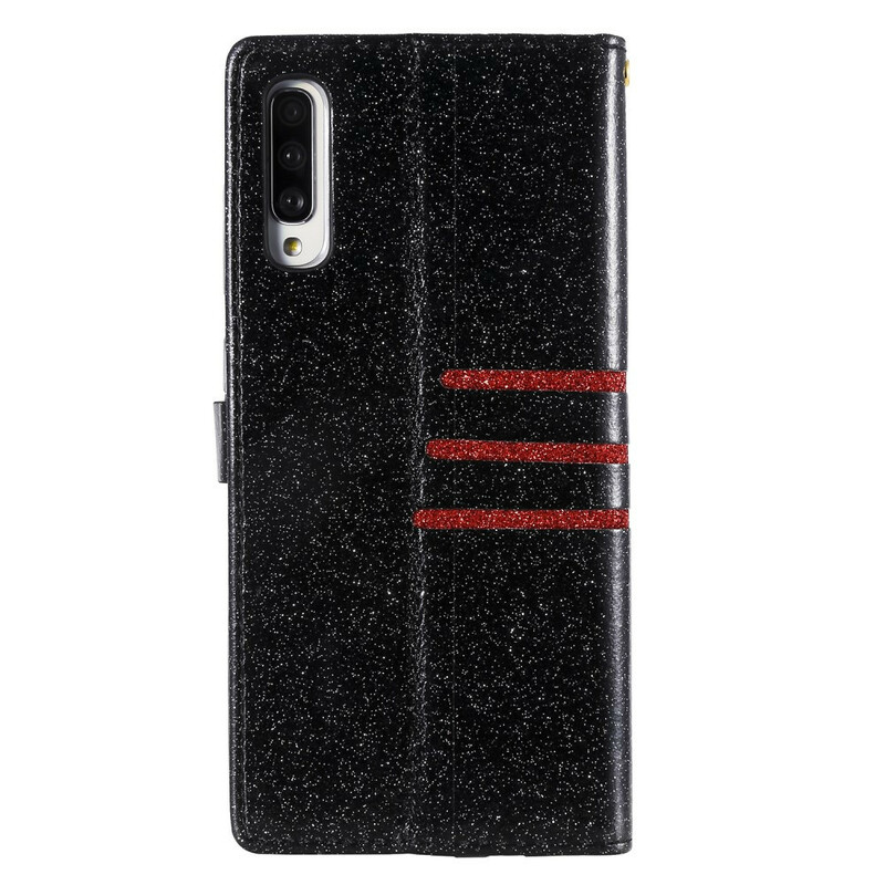 Housse Samsung Galaxy A70 Paillettes Design à Lanière Housse Samsung Galaxy A70 Paillettes Design à Lanière