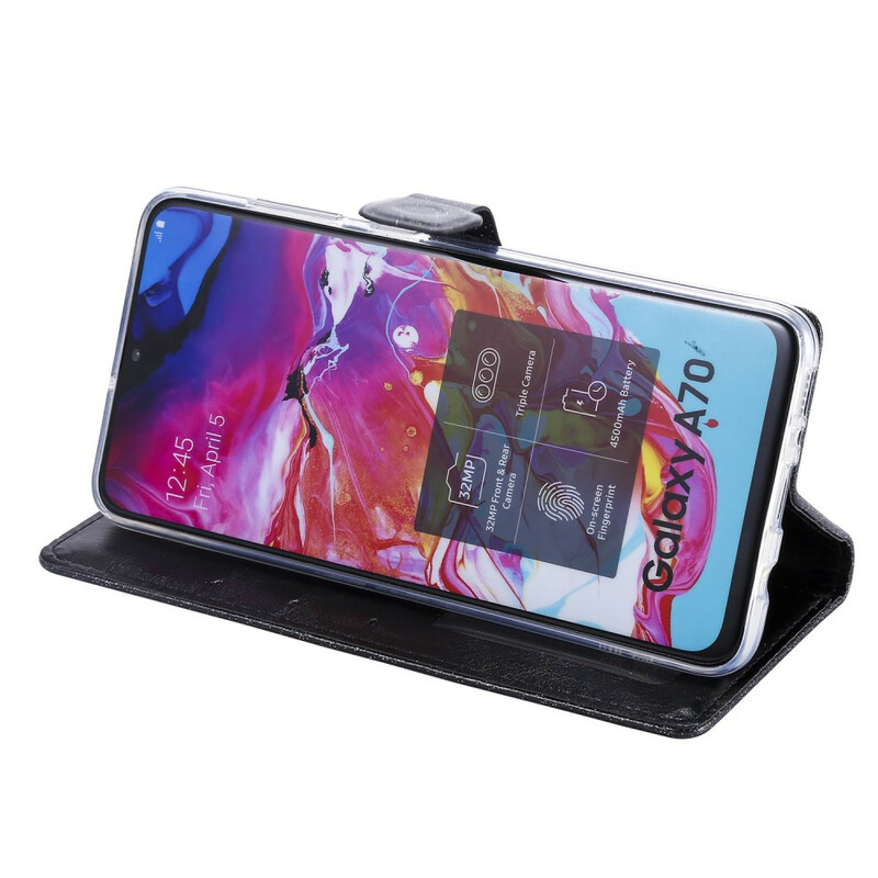 Housse Samsung Galaxy A70 Paillettes Design à Lanière Housse Samsung Galaxy A70 Paillettes Design à Lanière