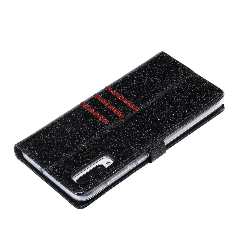 Housse Samsung Galaxy A70 Paillettes Design à Lanière Housse Samsung Galaxy A70 Paillettes Design à Lanière