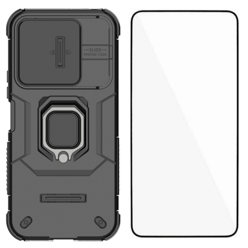 Coque Xiaomi Redmi 17 5G / 4G Ring Résistante avec Protecteur Écran