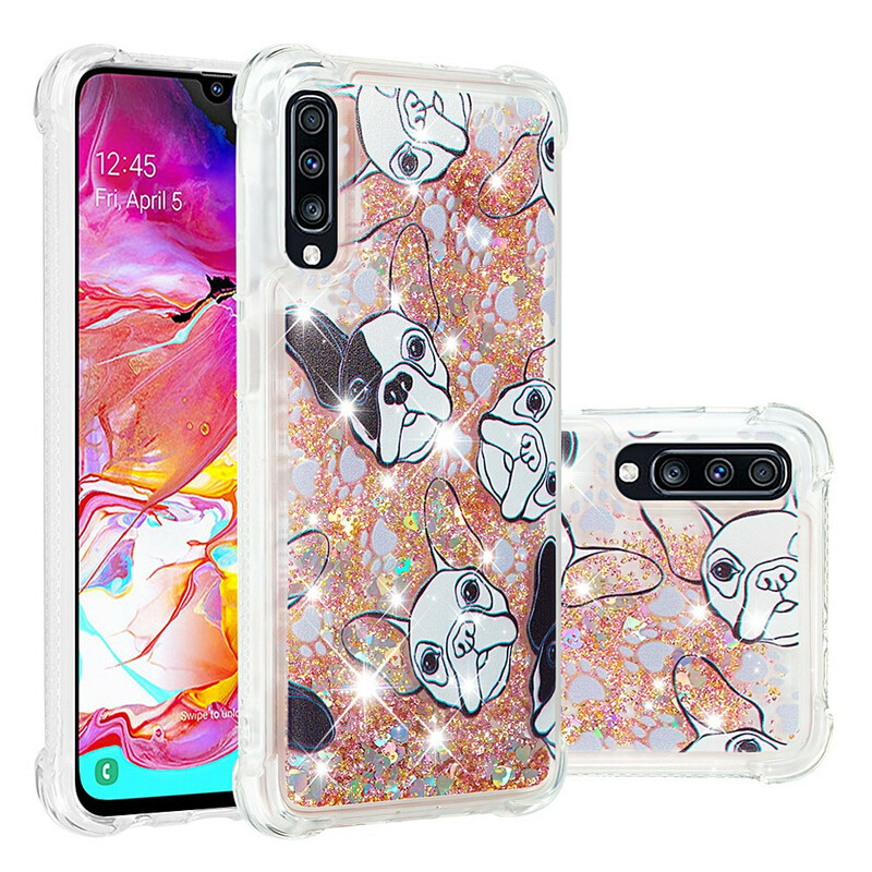 Coque Samsung Galaxy A70 Mr Chien Paillettes Coque Samsung Galaxy A70 Mr Chien Paillettes