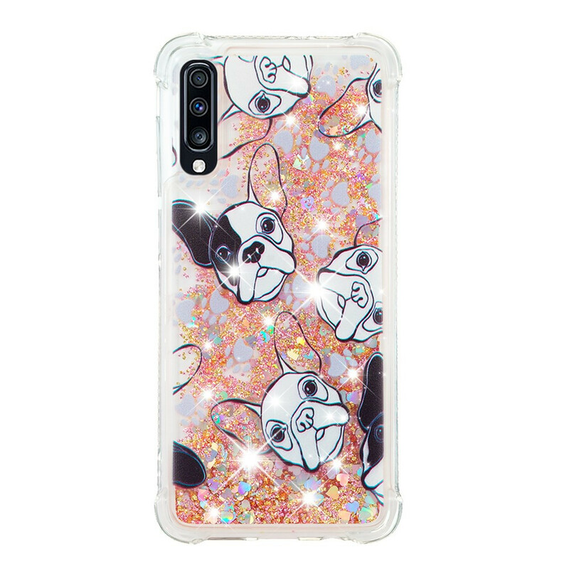 Coque Samsung Galaxy A70 Mr Chien Paillettes Coque Samsung Galaxy A70 Mr Chien Paillettes