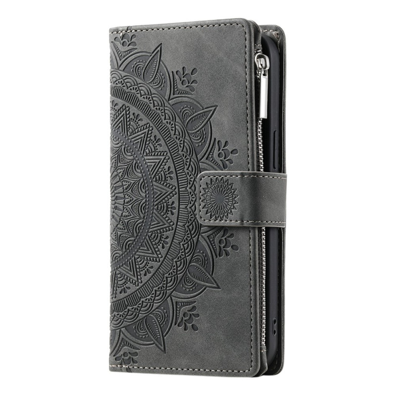 Housse Xiaomi Redmi Note 17 4G / 5G Portefeuille Effet Daim Mandala