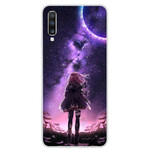 Coque Samsung Galaxy A70 Pleine Lune Magique