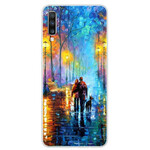Coque Samsung Galaxy A70 Promenade en Famille Coque Samsung Galaxy A70 Promenade en Famille