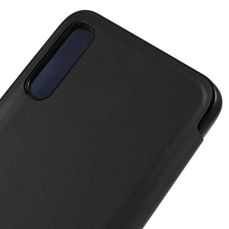View Cover Samsung Galaxy A70 Miroir Et Effet Cuir View Cover Samsung Galaxy A70 Miroir Et Effet Cuir