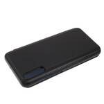 View Cover Samsung Galaxy A70 Miroir Et Effet Cuir View Cover Samsung Galaxy A70 Miroir Et Effet Cuir