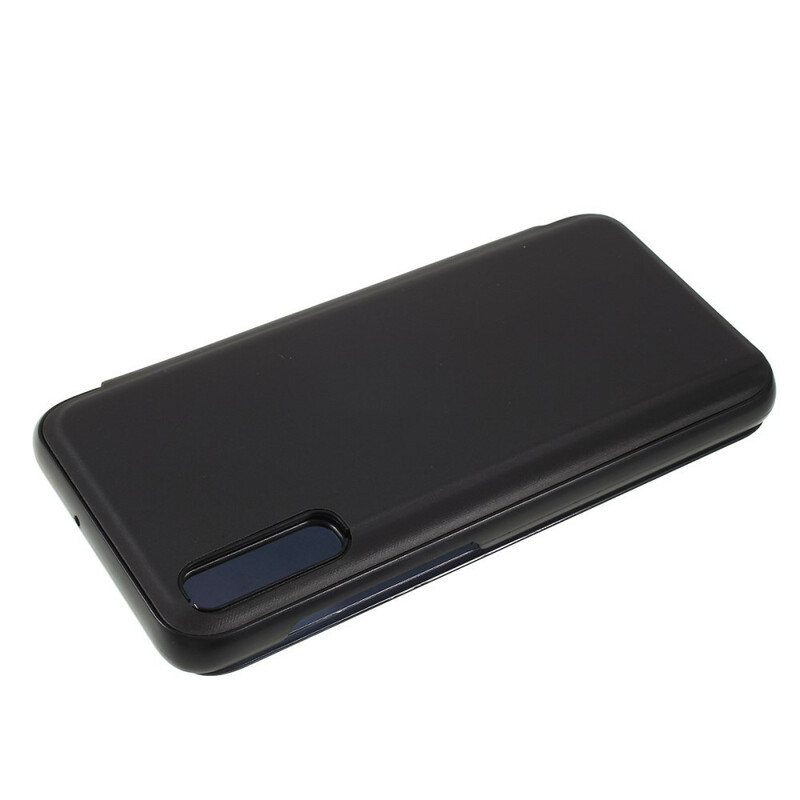 View Cover Samsung Galaxy A70 Miroir Et Effet Cuir View Cover Samsung Galaxy A70 Miroir Et Effet Cuir