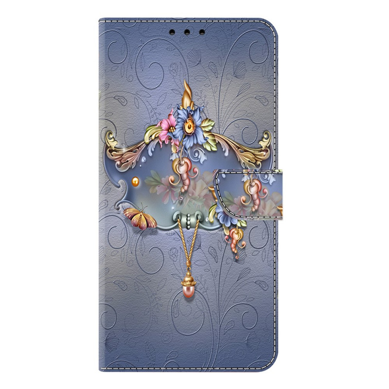 Housse Xiaomi Redmi Note 17 5G / 4G Motif Floral Gravé