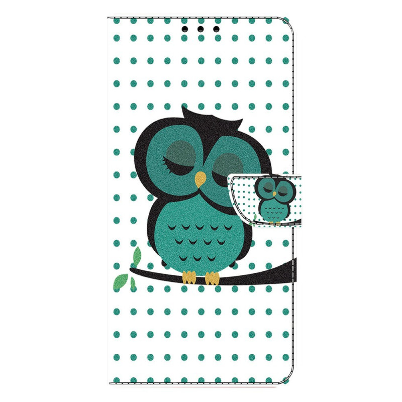 Housse Xiaomi Redmi Note 17 5G / 4G Hibou Endormi