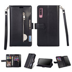 Housse Samsung Galaxy A70 Porte-Monnaie avec Lanière Housse Samsung Galaxy A70 Porte-Monnaie avec Lanière
