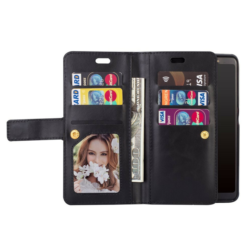 Housse Samsung Galaxy A70 Porte-Monnaie avec Lanière Housse Samsung Galaxy A70 Porte-Monnaie avec Lanière