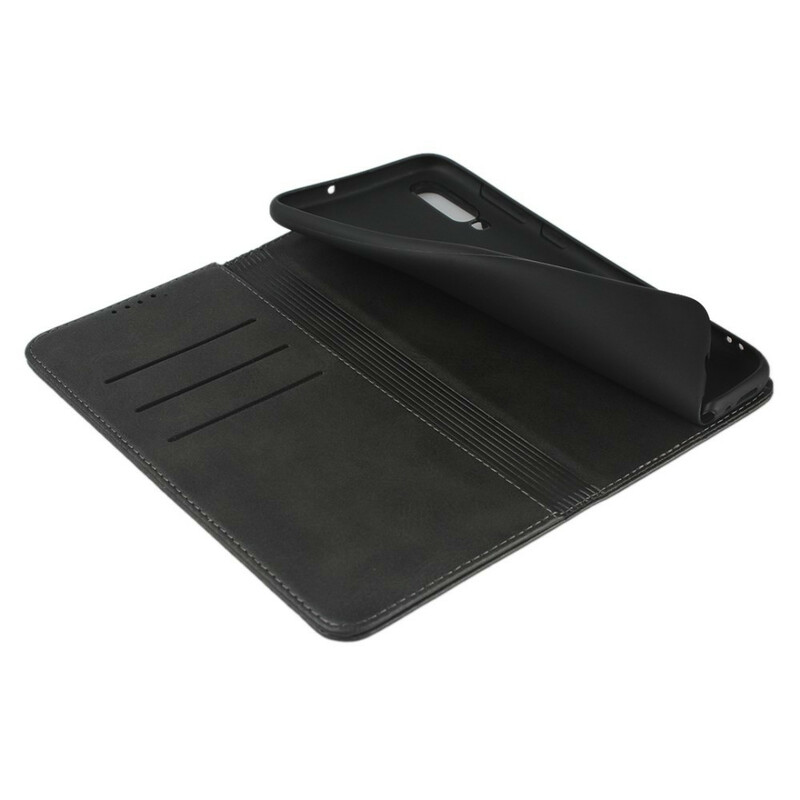 Flip Cover Samsung Galaxy A70 Style Cuir Sobriété Flip Cover Samsung Galaxy A70 Style Cuir Sobriété