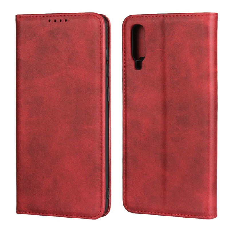 Flip Cover Samsung Galaxy A70 Style Cuir Sobriété