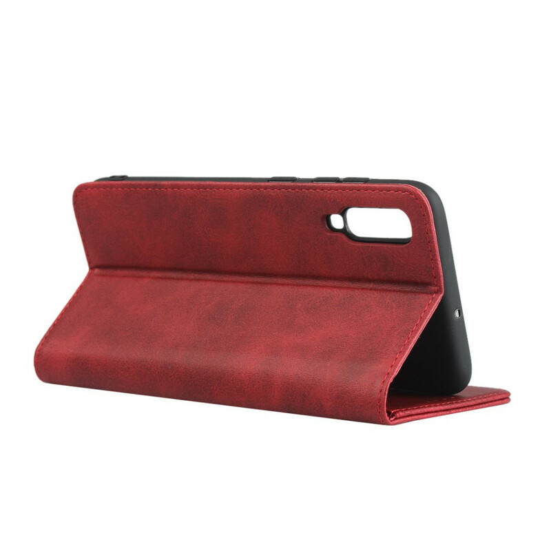 Flip Cover Samsung Galaxy A70 Style Cuir Sobriété Flip Cover Samsung Galaxy A70 Style Cuir Sobriété