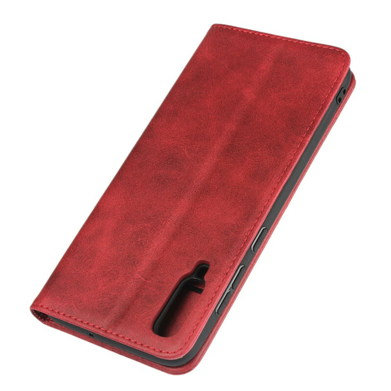 Flip Cover Samsung Galaxy A70 Style Cuir Sobriété Flip Cover Samsung Galaxy A70 Style Cuir Sobriété