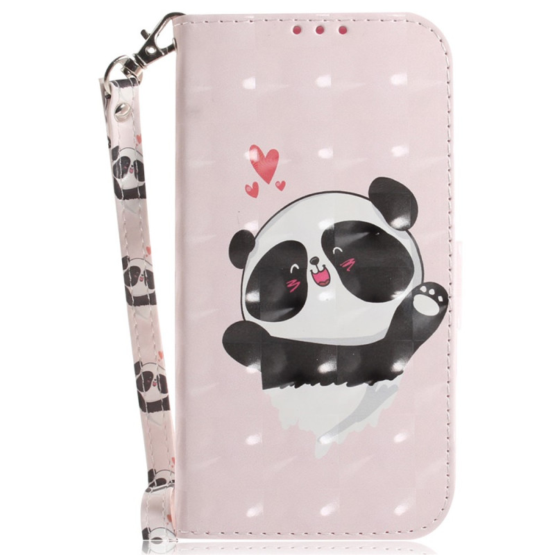 Housse Xiaomi 18 Pro Panda à Lanière