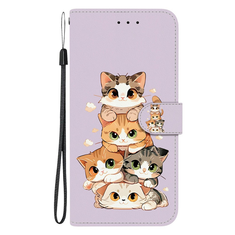 Housse Xiaomi 18 Pro Chats Empilés