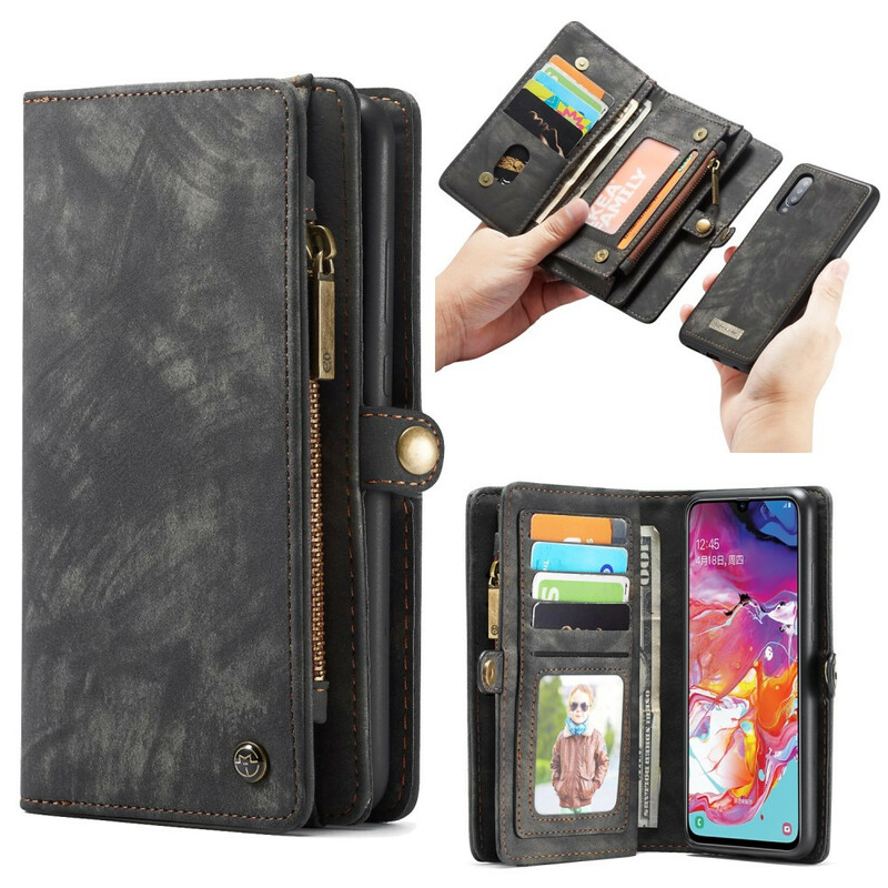 Housse Samsung Galaxy A70 CASEME Coque Détachable