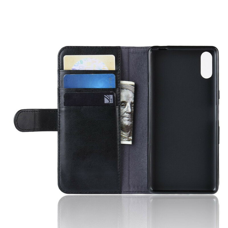 Housse Sony Xperia L3 Cuir Véritable Housse Sony Xperia L3 Cuir Véritable