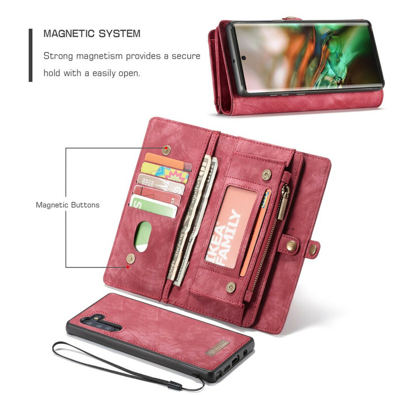 Flip Cover Samsung Galaxy Note 10 CASEME Portefeuille et Coque Flip Cover Samsung Galaxy Note 10 CASEME Portefeuille et Coque