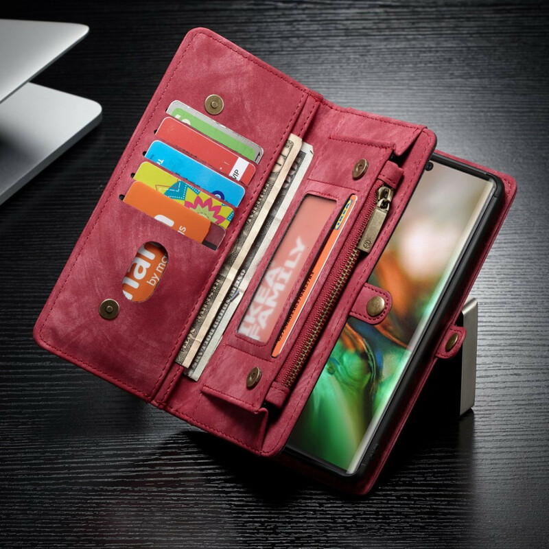 Flip Cover Samsung Galaxy Note 10 CASEME Portefeuille et Coque Flip Cover Samsung Galaxy Note 10 CASEME Portefeuille et Coque