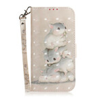 Housse Xiaomi Mi A3 Hamsters à Lanière Housse Xiaomi Mi A3 Hamsters à Lanière