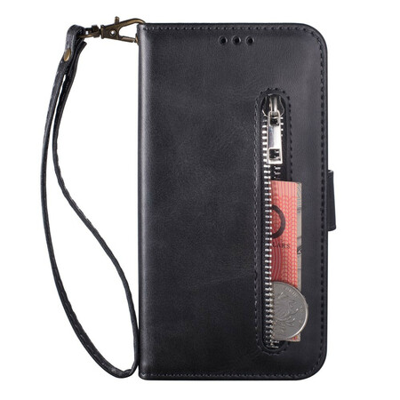 Housse Huawei Y6 2019 Porte-monnaie avec Lanière