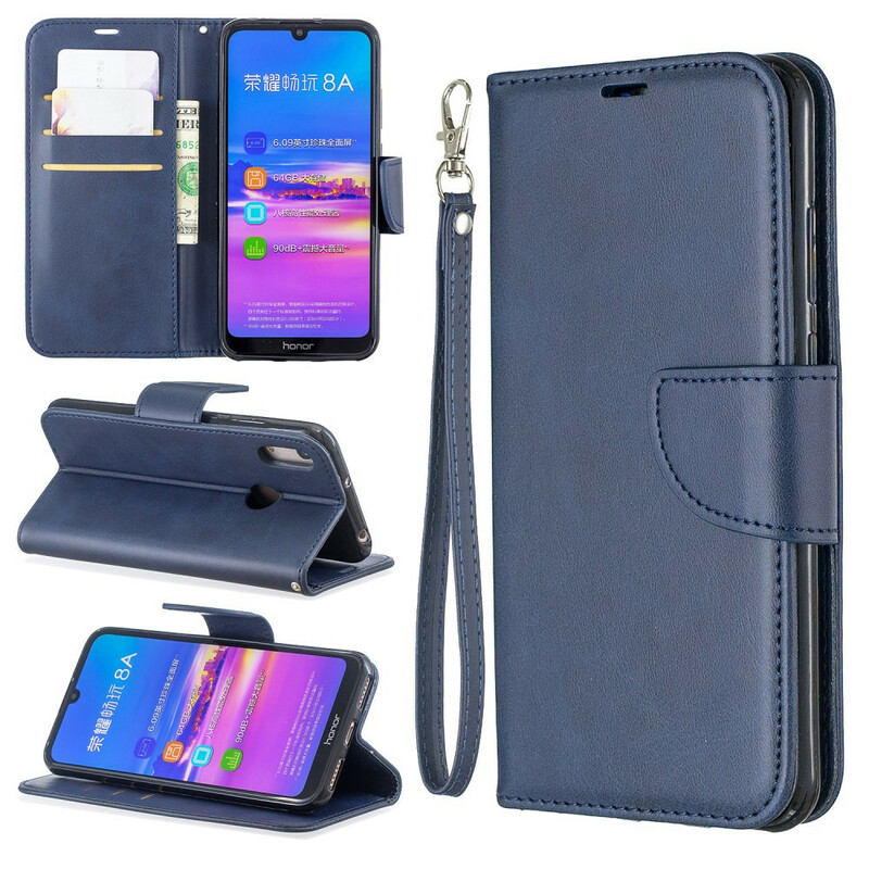 Housse Huawei Y6 2019 Lisse Rabat Oblique Housse Huawei Y6 2019 Lisse Rabat Oblique
