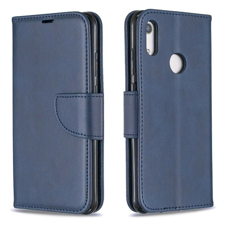 Housse Huawei Y6 2019 Lisse Rabat Oblique Housse Huawei Y6 2019 Lisse Rabat Oblique
