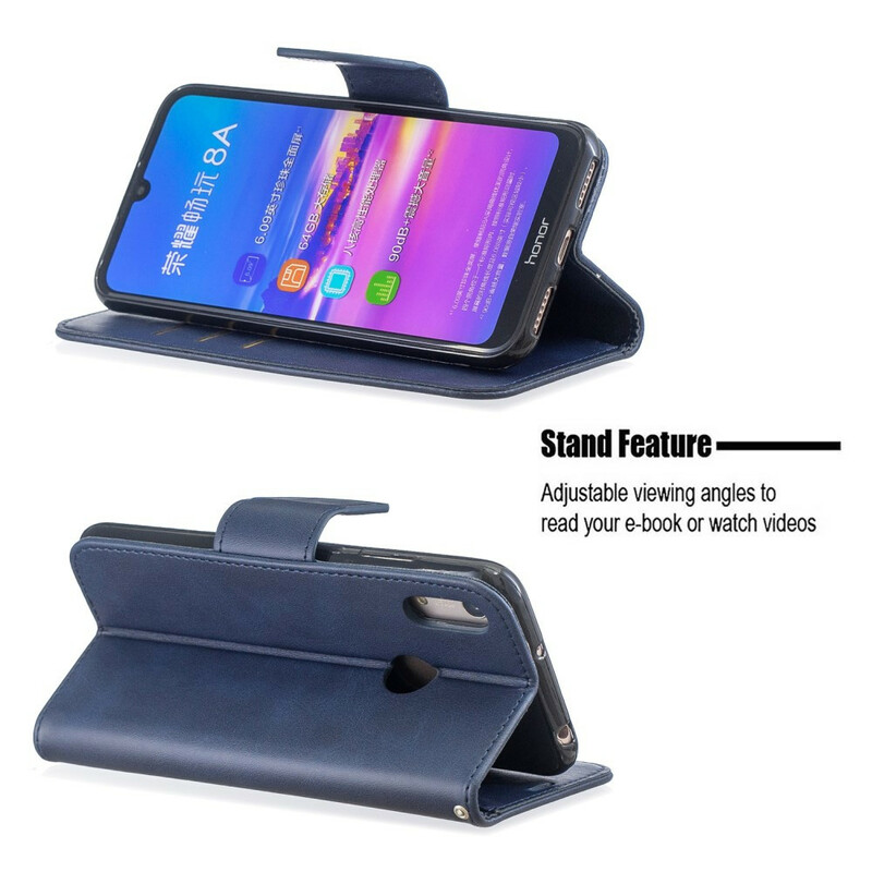 Housse Huawei Y6 2019 Lisse Rabat Oblique Housse Huawei Y6 2019 Lisse Rabat Oblique